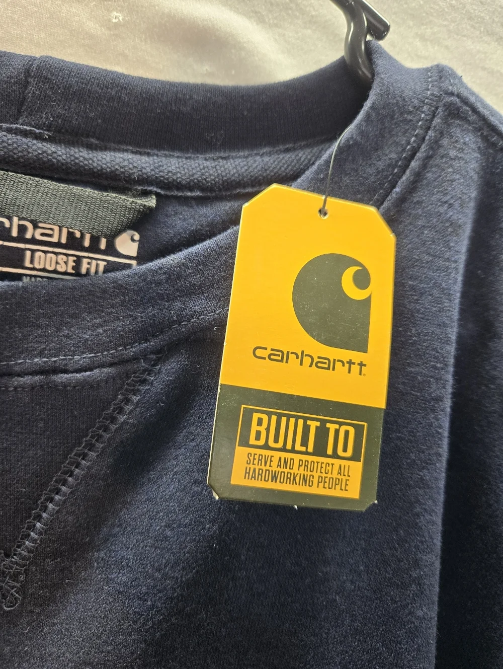 *Carhartt Men's Small Loose Fit Midweight Crewneck Sweatshirt New *Read*